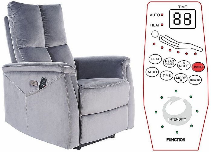 Lounge Chair Wolverhampton | size: Width: 76cm, Height: 96cm, Depth: 94cm | color: Gray | image: 7 | variant: 1004095