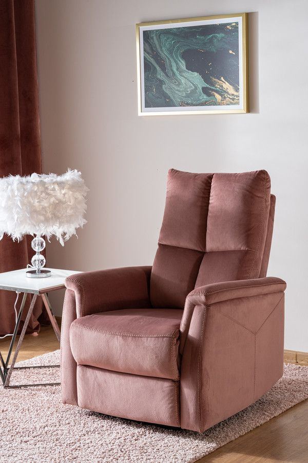 Lounge Chair Wolverhampton | size: Width: 76cm, Height: 96cm, Depth: 94cm | color: Pink | image: 3 | variant: 1004096