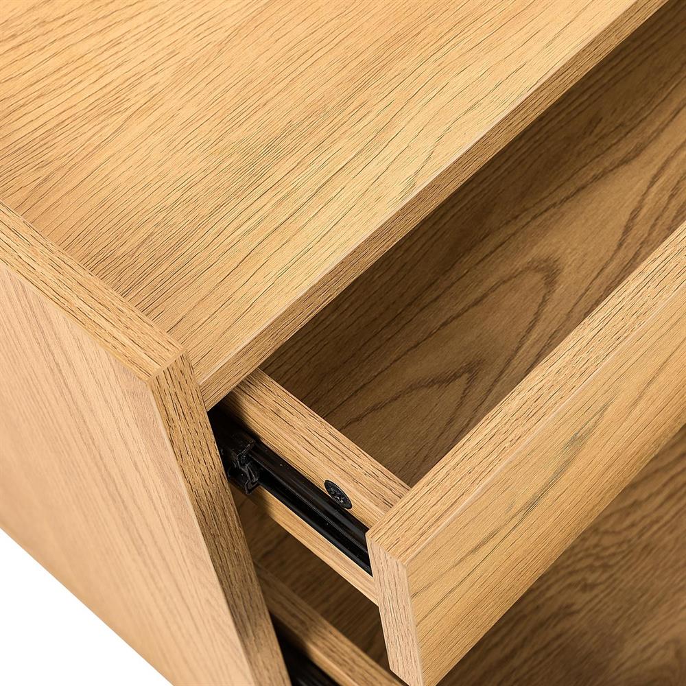 Nightstand East Rennes | size: Width: 50cm, Height: 40cm, Depth: 40cm | color: Oak | image: 5 | variant: 1006369