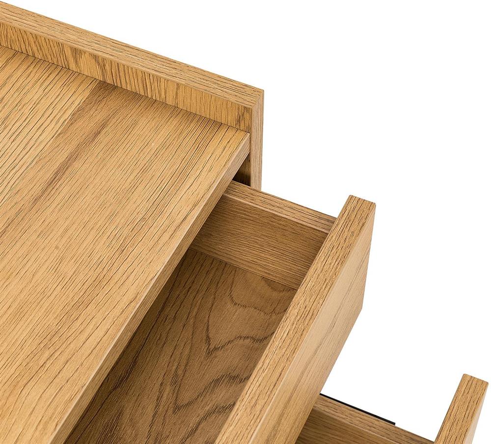 Nightstand East Rennes | size: Width: 50cm, Height: 40cm, Depth: 40cm | color: Oak | image: 6 | variant: 1006369