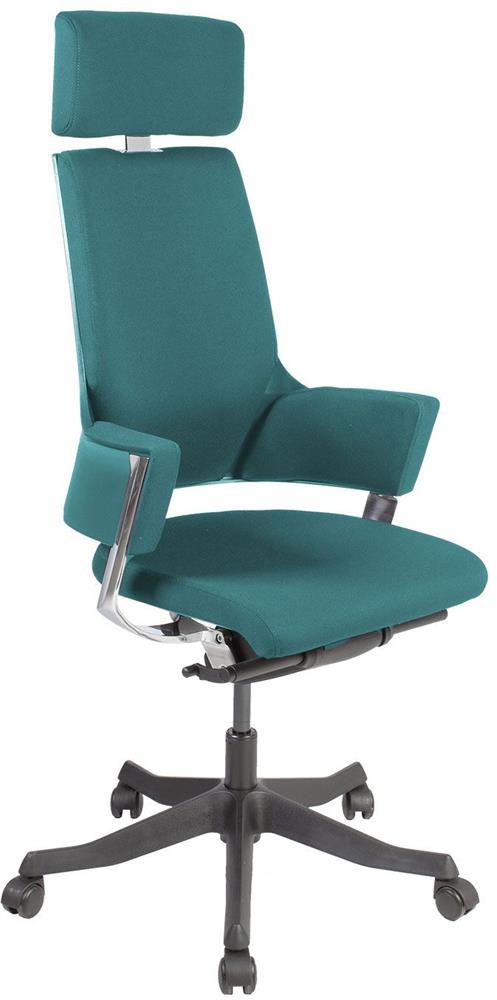 Office Chair Aberdyfi | size: Width: 70cm, Height: 133.5cm, Depth: 70cm | color: Blue | image: 1 | variant: 1006020