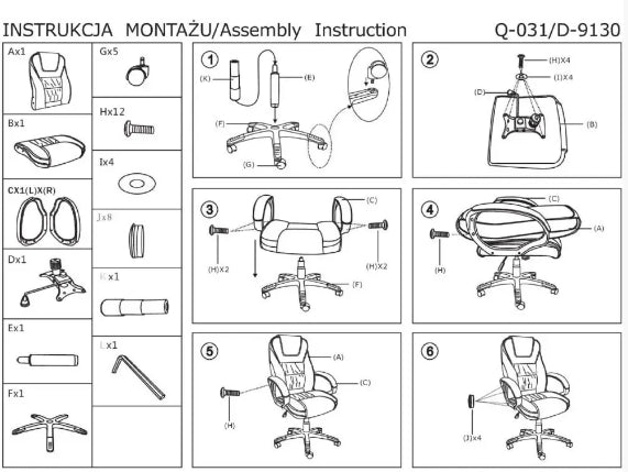 Office Chair Barnsley | size: Width: 64cm, Height: 112-150cm, Depth: 48cm | color: White | image: 2 | variant: 1004163