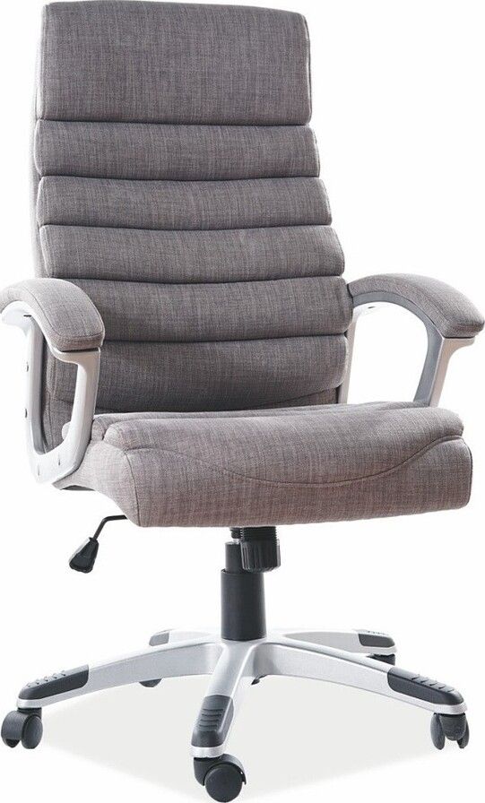 Office Chair Basildon | size: Width: 66cm, Height: 115cm, Depth: 50cm | color: Gray | image: 1 | variant: 1004169