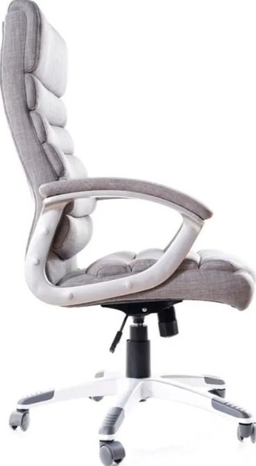 Office Chair Basildon | size: Width: 66cm, Height: 115cm, Depth: 50cm | color: Gray | image: 2 | variant: 1004169