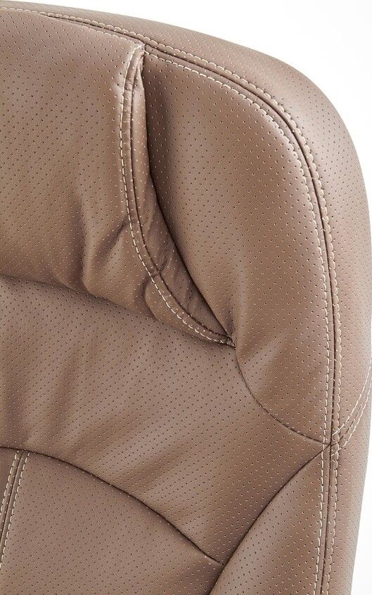 Office Chair Belluno | size: Width: 66cm, Height: 114cm, Depth: 70cm | color: Brown | image: 5 | variant: 1002867