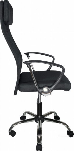 Office Chair Bradford | size: Width: 62cm, Height: 118-128cm, Depth: 49cm | color: Black | image: 3 | variant: 1004181