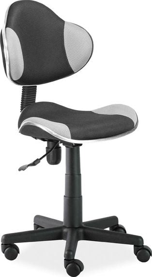 Office Chair Burnley | size: Width: 48cm, Height: 80-92cm, Depth: 41cm | color: Black/Grey | image: 1 | variant: 1004188