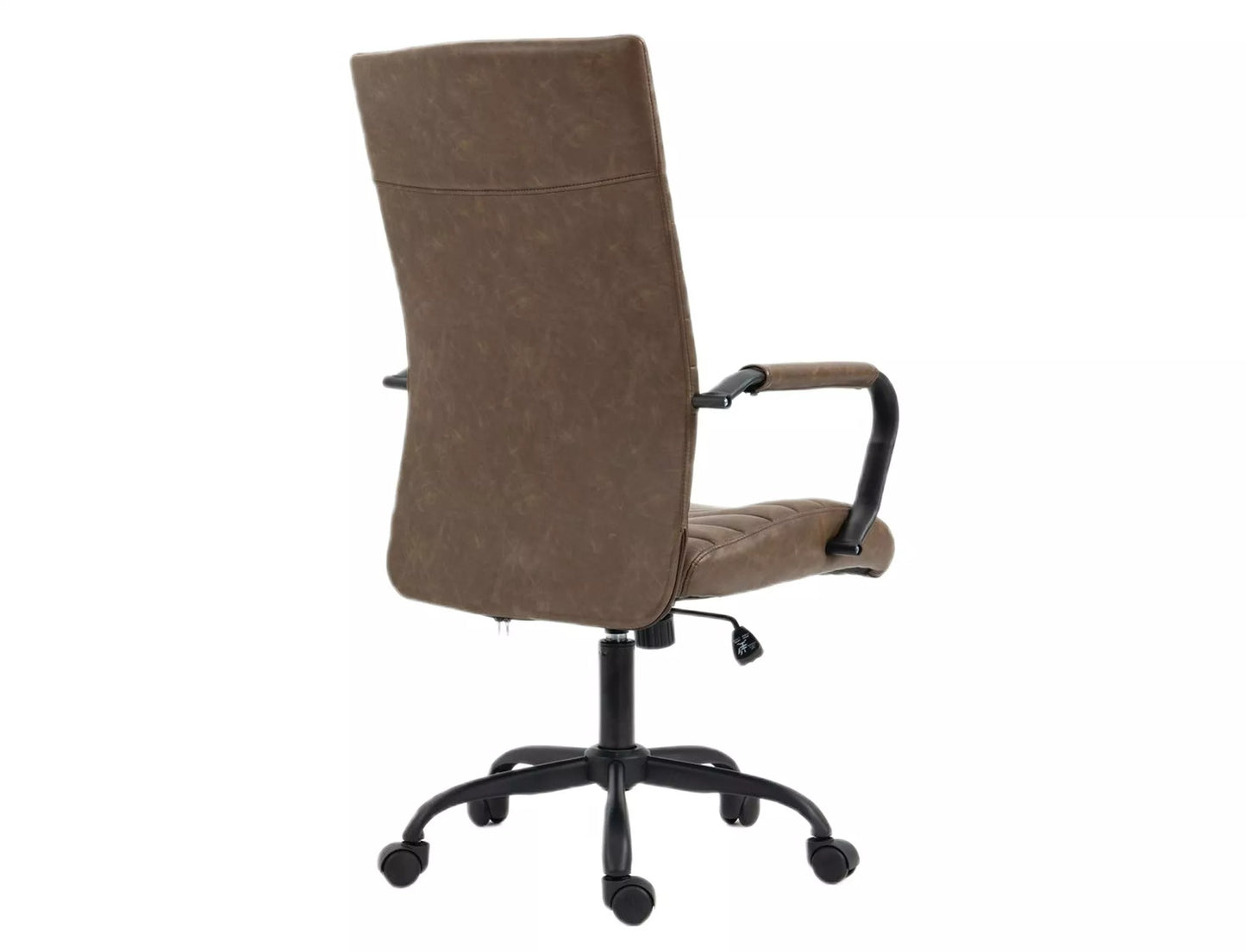 Office Chair Castleford | size: Width: 68cm, Height: 116cm, Depth: 51cm | color: Brown | image: 1 | variant: 1004194