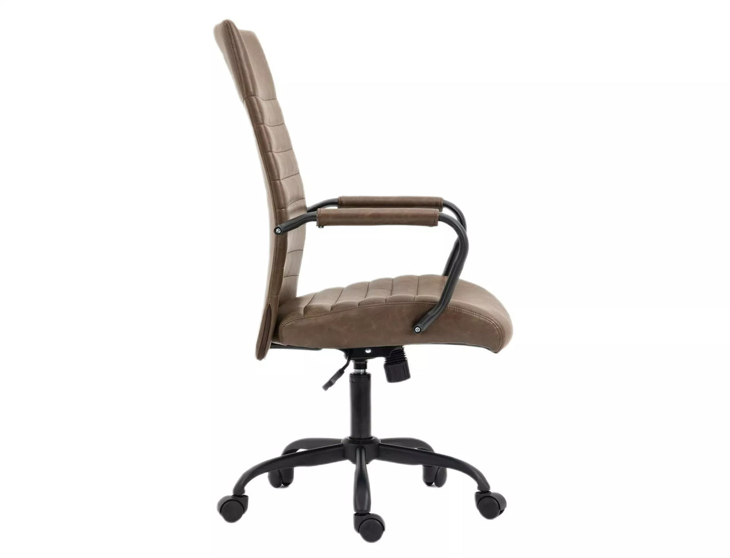 Office Chair Castleford | size: Width: 68cm, Height: 116cm, Depth: 51cm | color: Brown | image: 4 | variant: 1004194