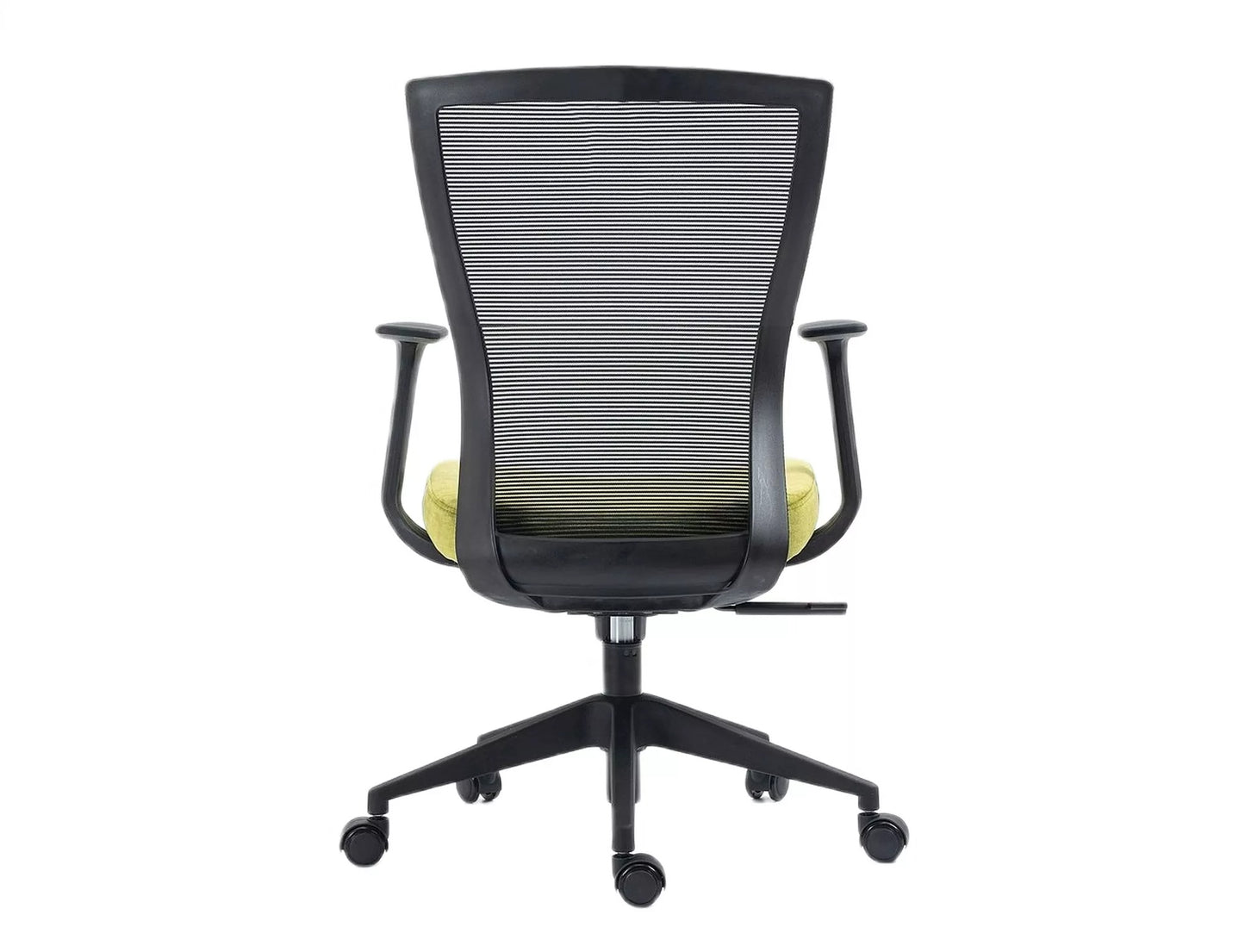 Office Chair Chesterfield | size: Width: 59cm, Height: 107cm, Depth: 48cm | color: Black/Green | image: 3 | variant: 1004200