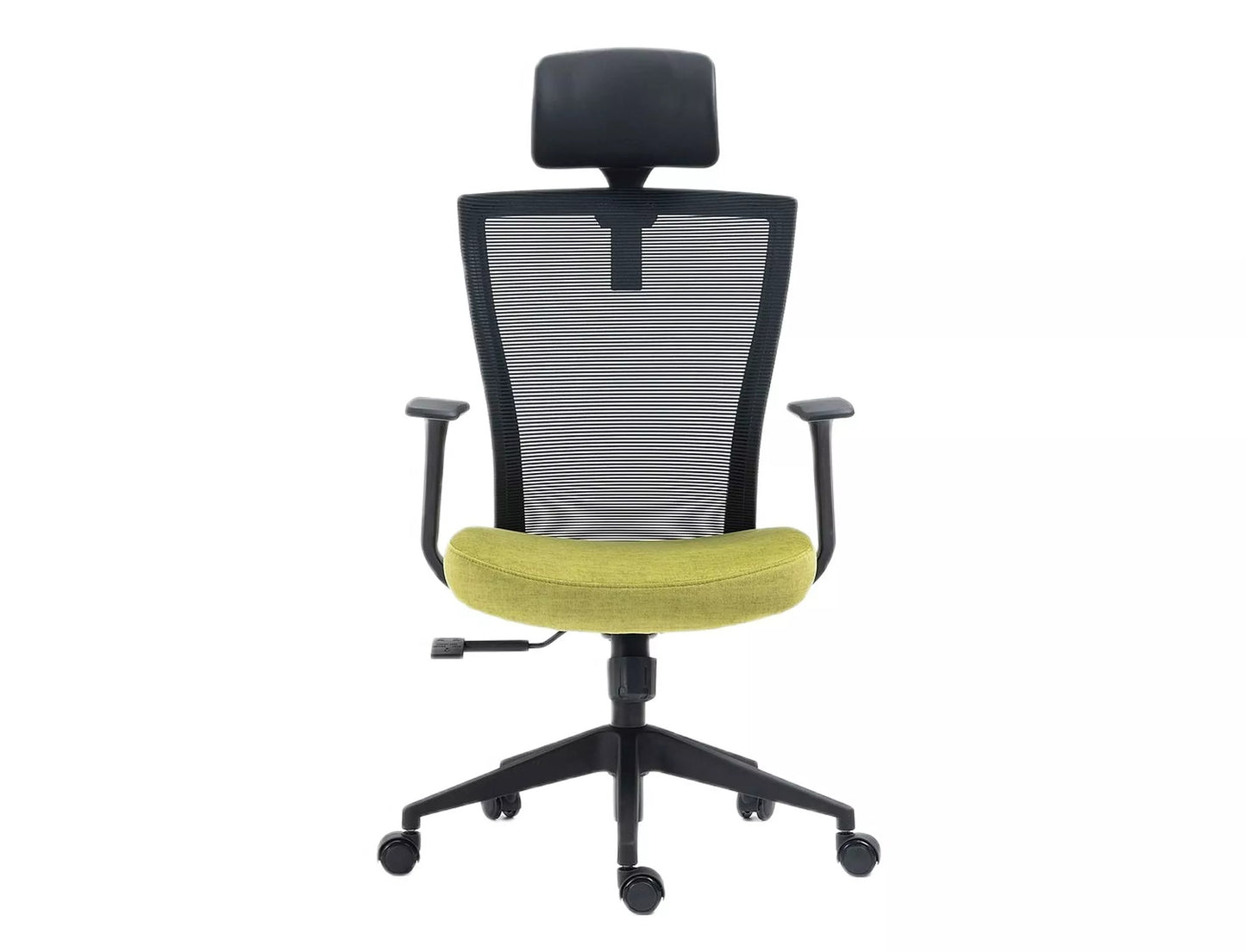 Office Chair Crewe | size: Width: 59cm, Height: 109cm, Depth: 48cm | color: Black/Green | image: 3 | variant: 1004205