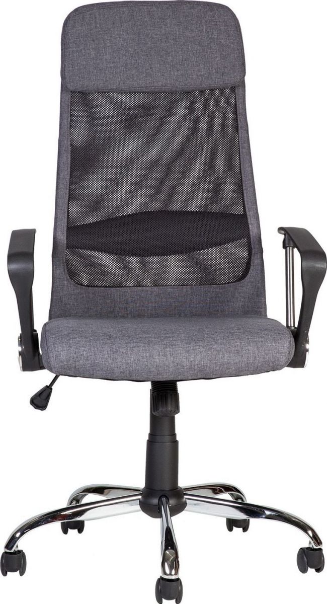 Office Chair Darla | size: Width: 62cm, Height: 126cm, Depth: 63cm | color: Gray | image: 2 | variant: 1005237
