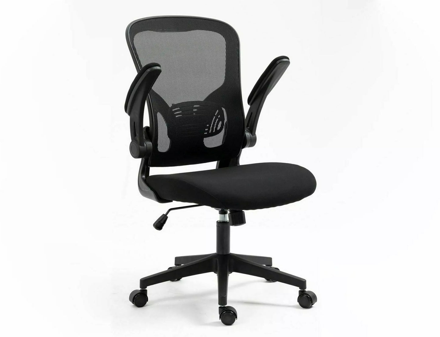 Office Chair Doncaster | size: Width: 65cm, Height: 110cm, Depth: 47cm | color: Black | image: 2 | variant: 1004211