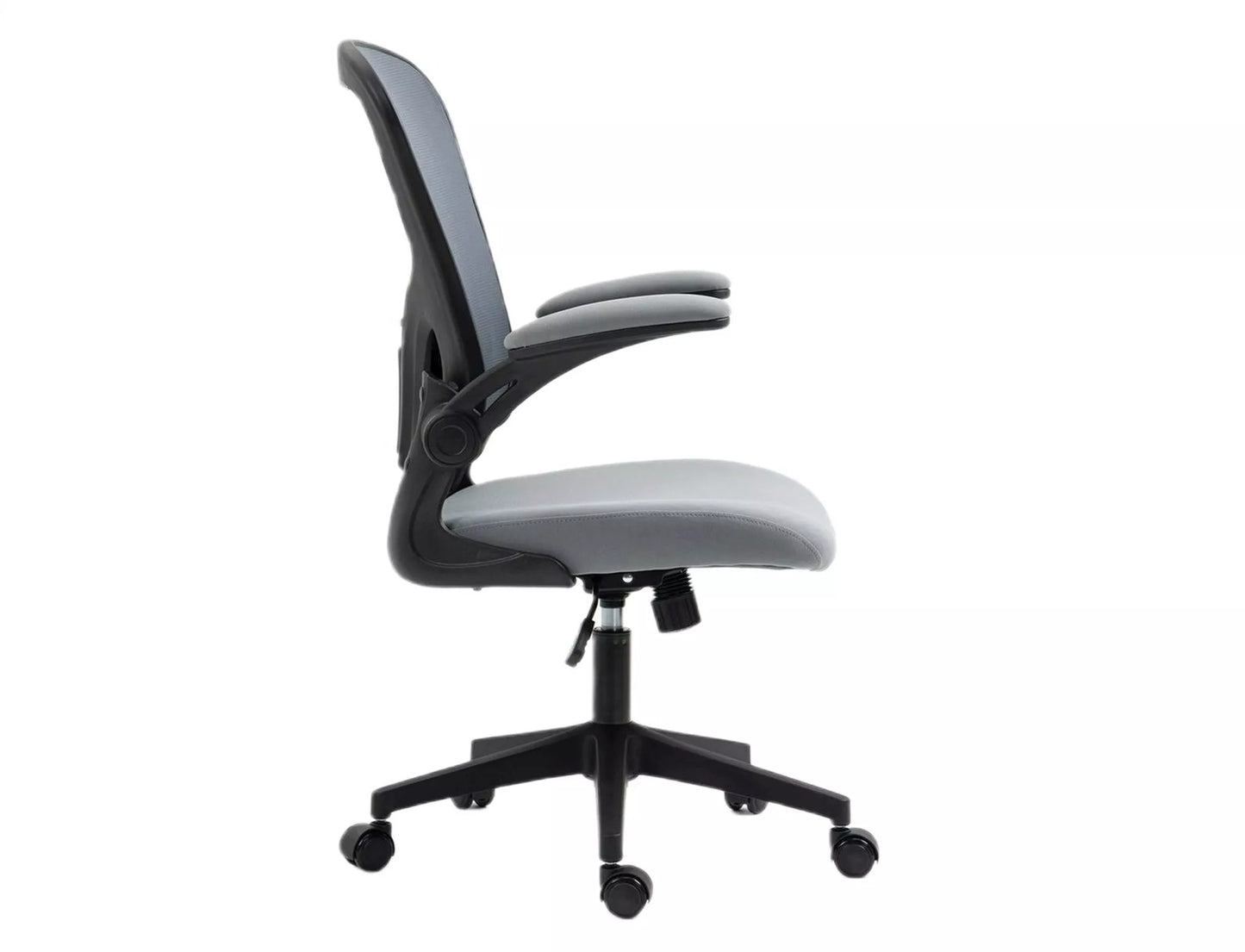 Office Chair Doncaster | size: Width: 65cm, Height: 110cm, Depth: 47cm | color: Gray | image: 2 | variant: 1004212