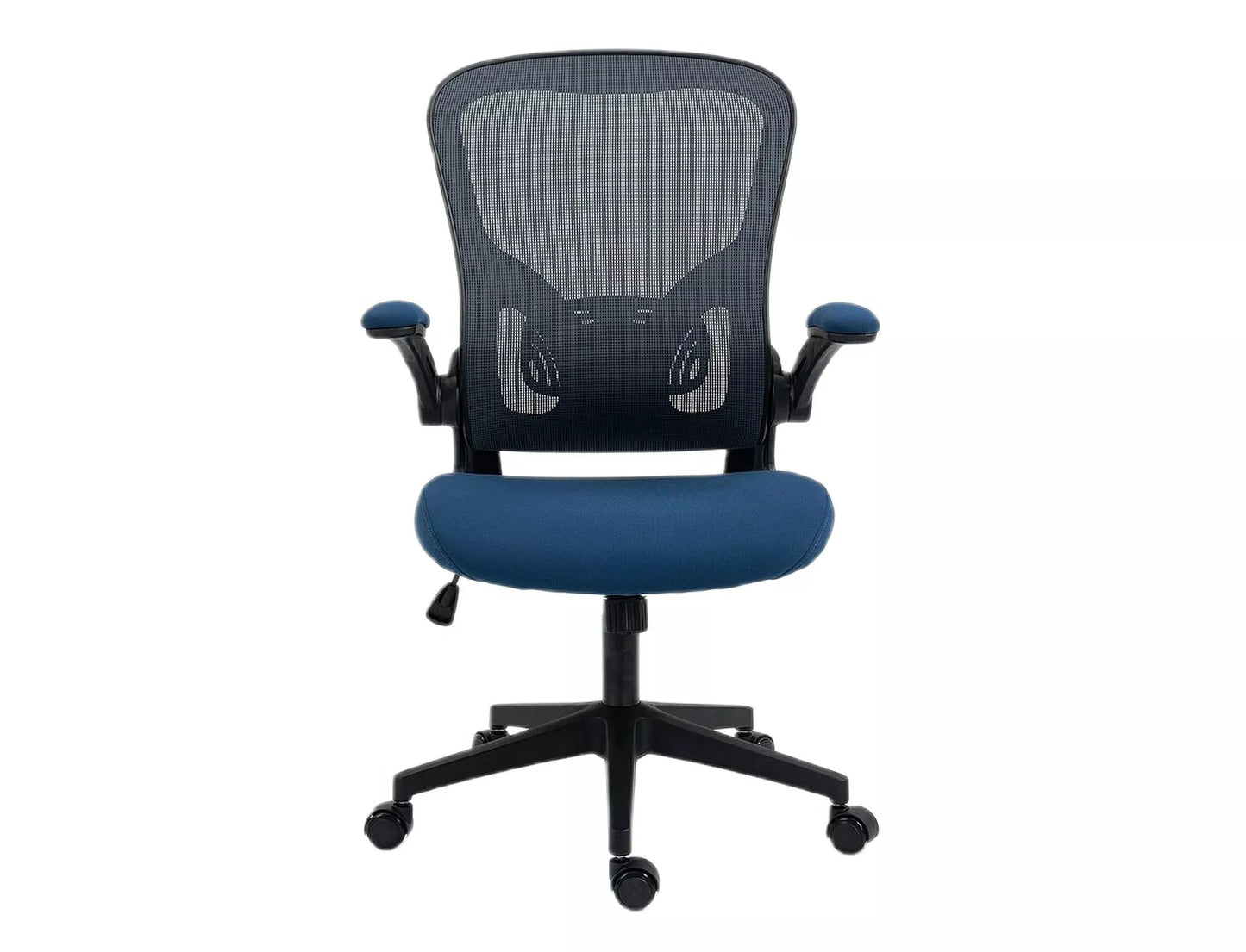 Office Chair Doncaster | size: Width: 65cm, Height: 110cm, Depth: 47cm | color: Grey/Blue | image: 3 | variant: 1004213