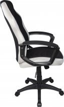Office Chair Dudley | size: Width: 59cm, Height: 106-116cm, Depth: 49cm | color: Black/Grey | image: 2 | variant: 1004219
