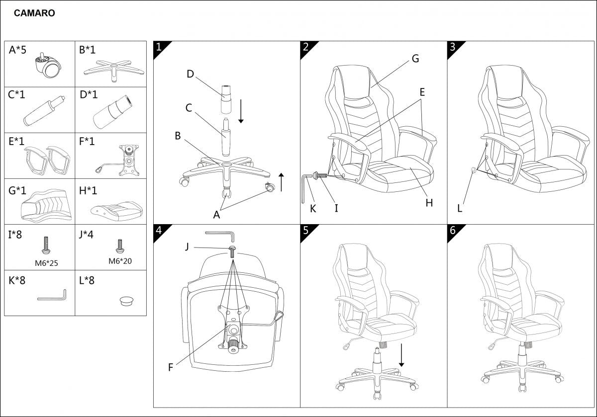 Office Chair Dudley | size: Width: 59cm, Height: 106-116cm, Depth: 49cm | color: Black/Red | image: 3 | variant: 1004217