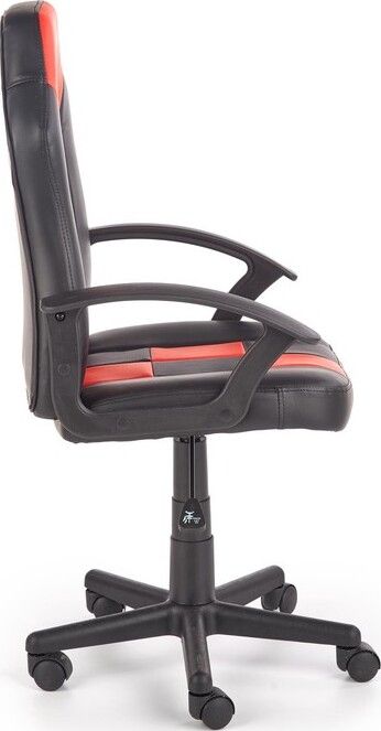 Office Chair East Basel | size: Width: 56cm, Height: 105cm, Depth: 50cm | color: Black/Red | image: 4 | variant: 1007006