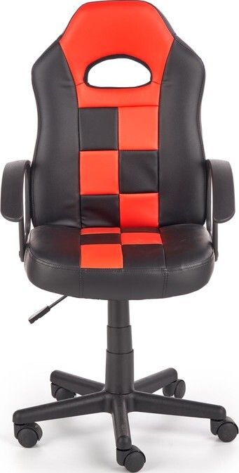 Office Chair East Basel | size: Width: 56cm, Height: 105cm, Depth: 50cm | color: Black/Red | image: 5 | variant: 1007006