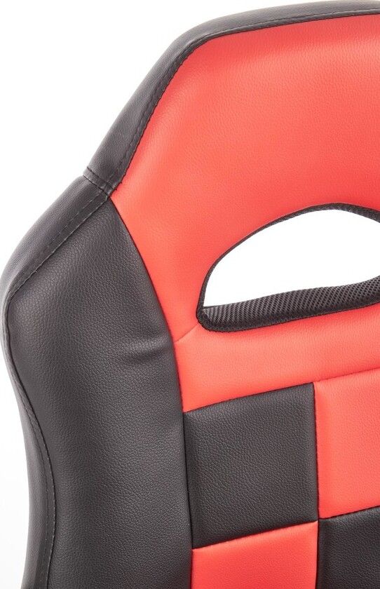 Office Chair East Basel | size: Width: 56cm, Height: 105cm, Depth: 50cm | color: Black/Red | image: 6 | variant: 1007006