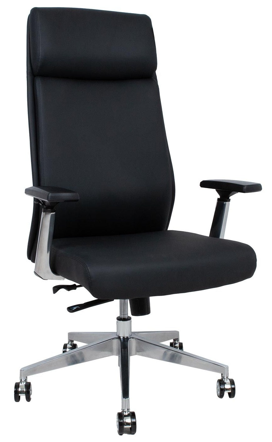 Office Chair East Bastia | size: Width: 69cm, Height: 126cm, Depth: 67cm | color: Black | image: 0 | variant: 1006472