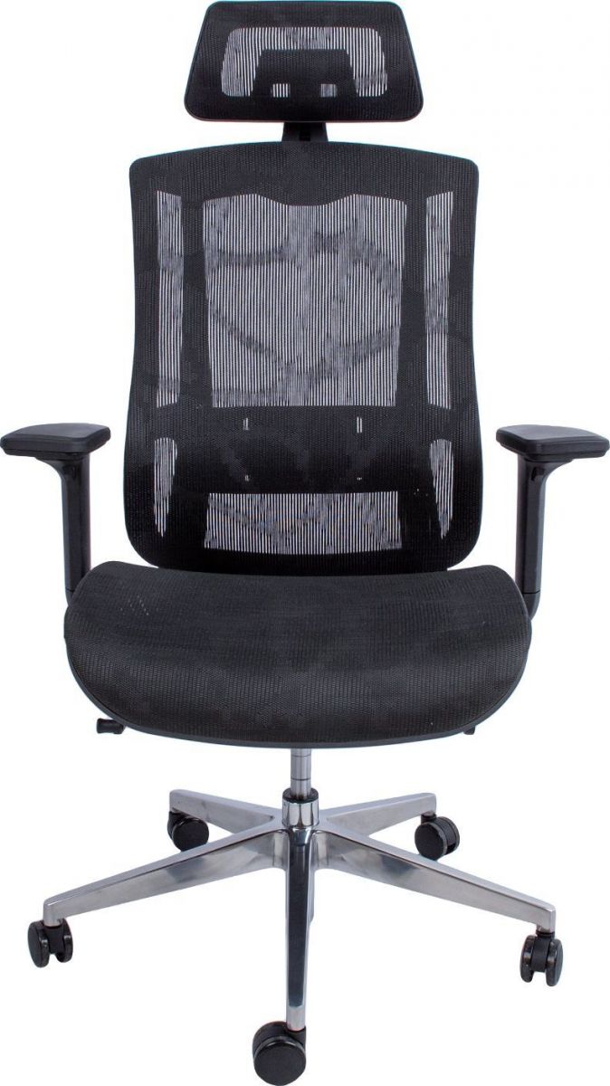Office Chair East Hafnarfjorur | size: Width: 70cm, Height: 126cm, Depth: 70cm | color: Black | image: 2 | variant: 1005922