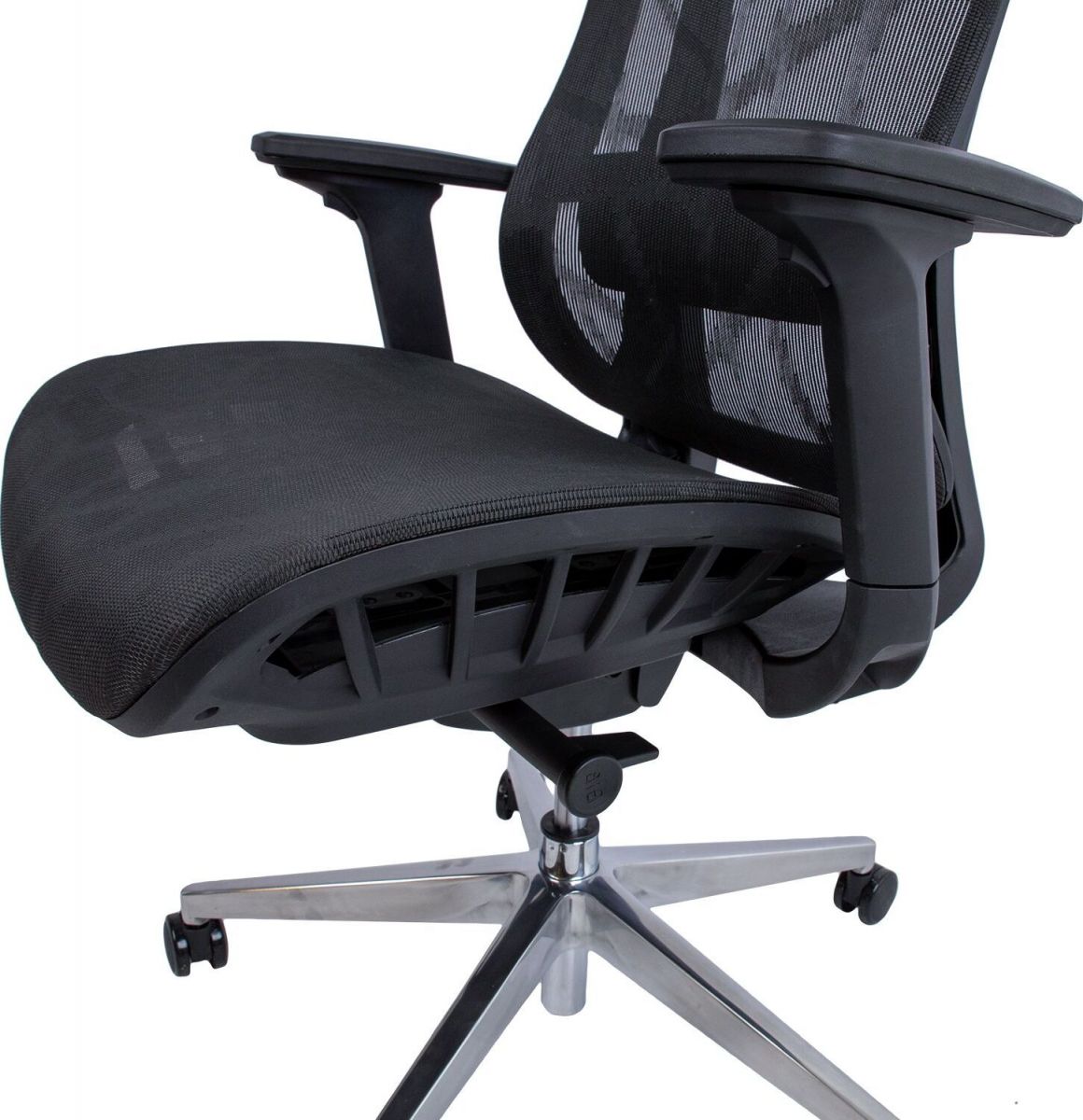 Office Chair East Hafnarfjorur | size: Width: 70cm, Height: 126cm, Depth: 70cm | color: Black | image: 8 | variant: 1005922