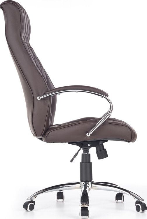Office Chair East Lytham St Annes | size: Width: 60cm, Height: 118cm, Depth: 72cm | color: Brown | image: 2 | variant: 1007034