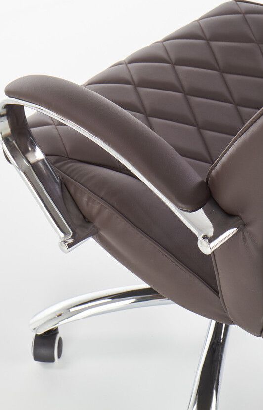 Office Chair East Lytham St Annes | size: Width: 60cm, Height: 118cm, Depth: 72cm | color: Brown | image: 3 | variant: 1007034