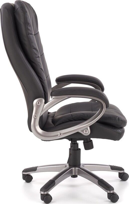 Office Chair East Newport | size: Width: 66cm, Height: 124cm, Depth: 72cm | color: Black | image: 2 | variant: 1007196