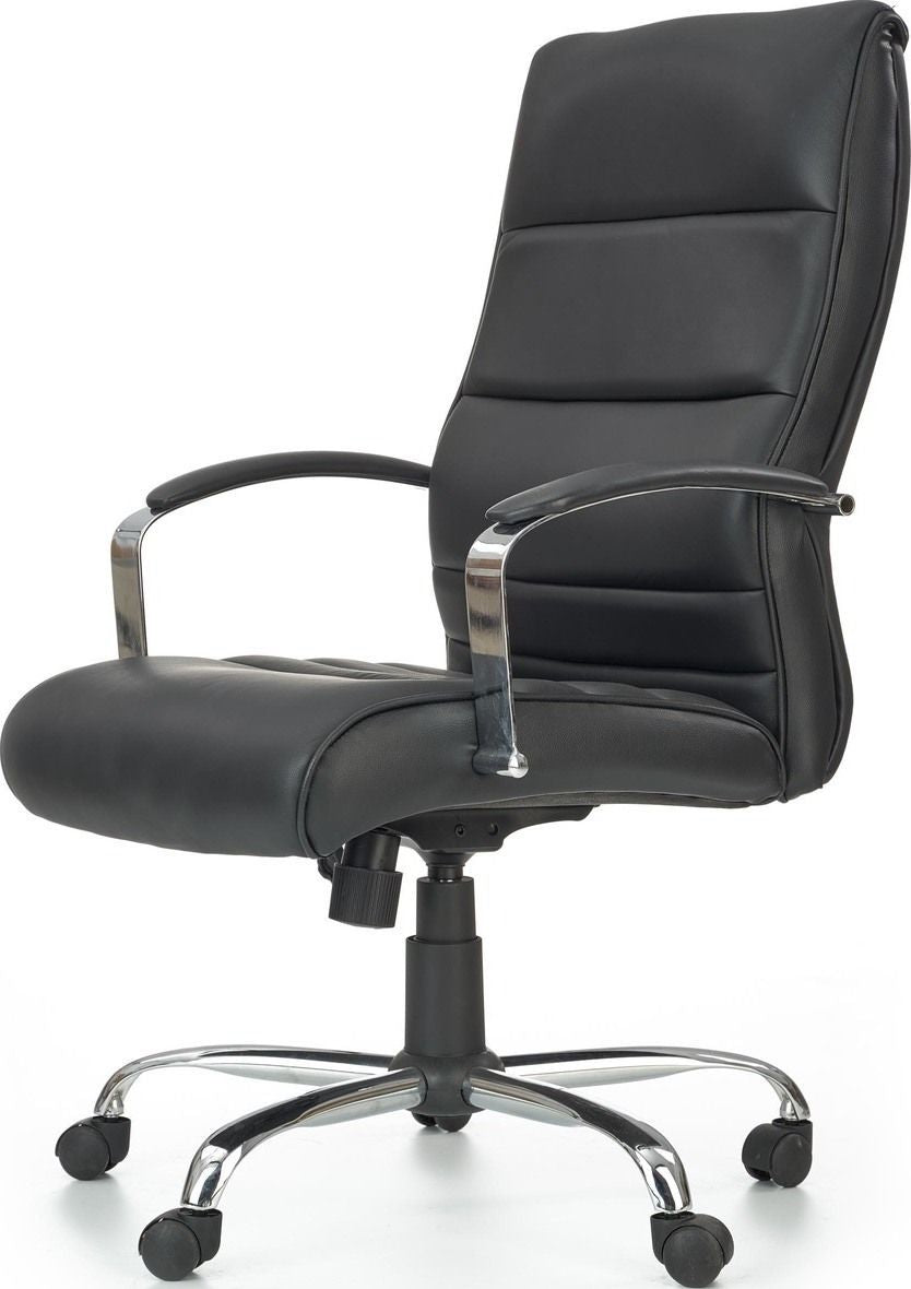 Office Chair East Rushden | size: Width: 63cm, Height: 122cm, Depth: 51cm | color: Black | image: 2 | variant: 1007044