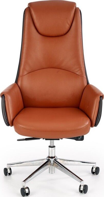 Office Chair East St Neots | size: Width: 73cm, Height: 130cm, Depth: 73cm | color: Brown | image: 4 | variant: 1007046