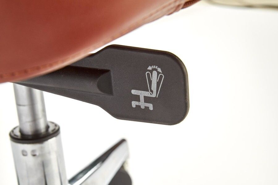 Office Chair East St Neots | size: Width: 73cm, Height: 130cm, Depth: 73cm | color: Brown | image: 5 | variant: 1007046
