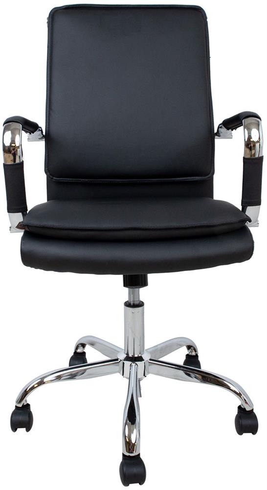 Office Chair Fishguard | size: Width: 54.5cm, Height: 104cm, Depth: 63cm | color: Black | image: 2 | variant: 1001291