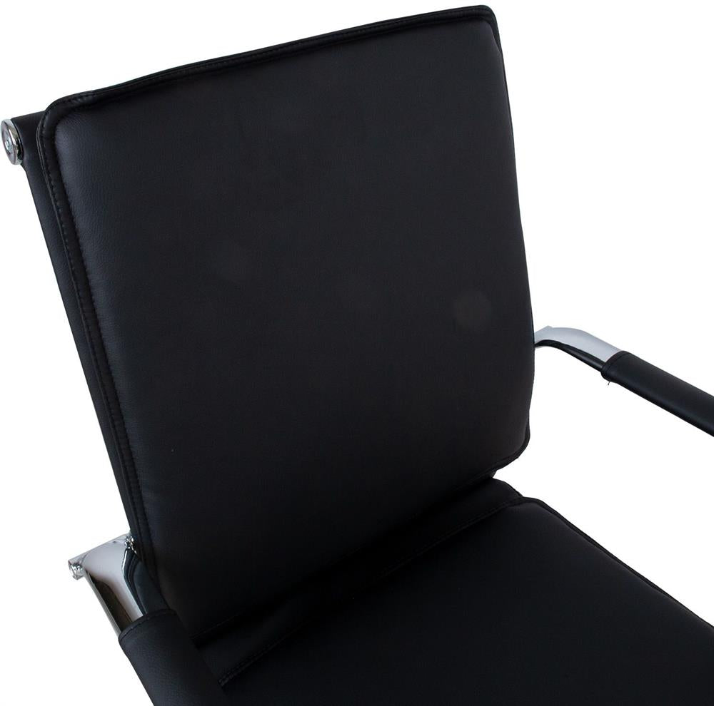 Office Chair Fishguard | size: Width: 54.5cm, Height: 104cm, Depth: 63cm | color: Black | image: 5 | variant: 1001291