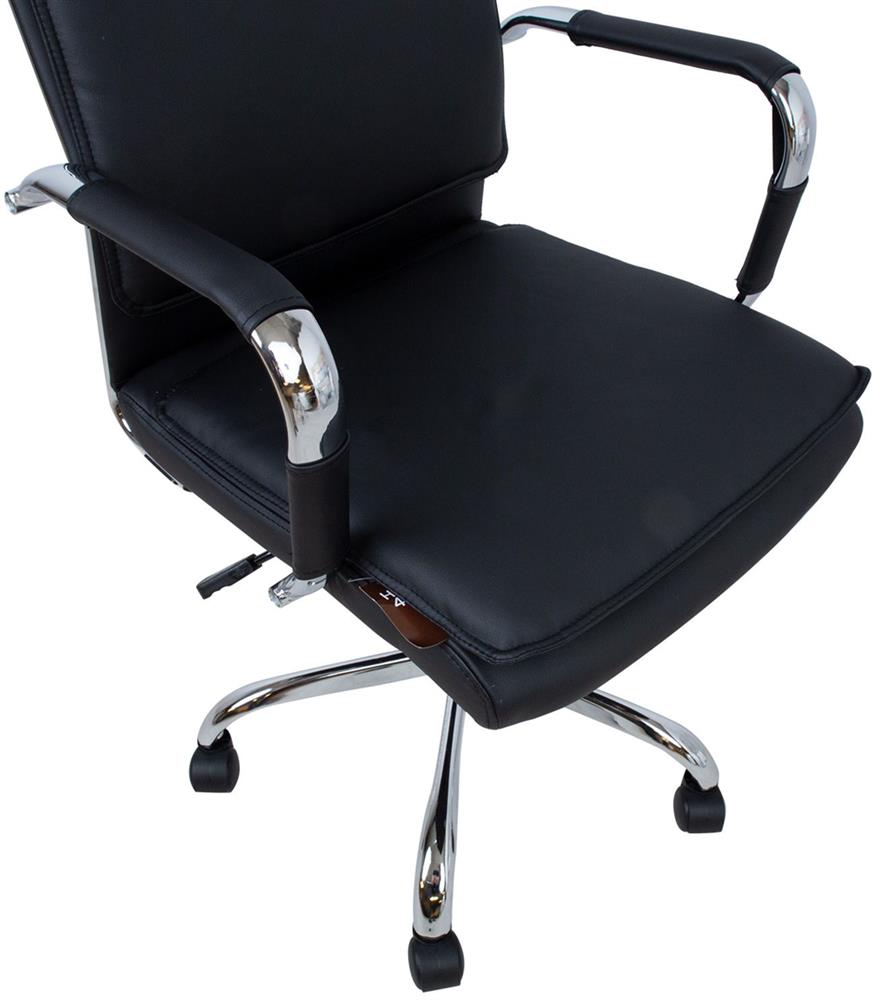 Office Chair Fishguard | size: Width: 54.5cm, Height: 104cm, Depth: 63cm | color: Black | image: 6 | variant: 1001291