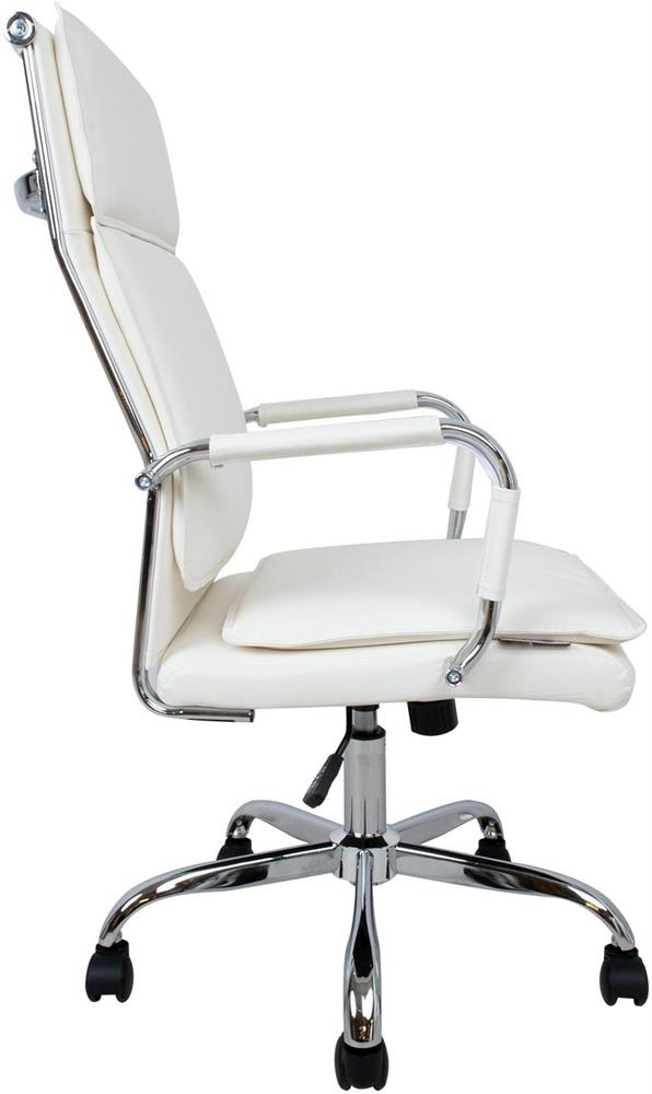 Office Chair Fishguard | size: Width: 54.5cm, Height: 116.5cm, Depth: 60cm | color: White | image: 4 | variant: 1001290
