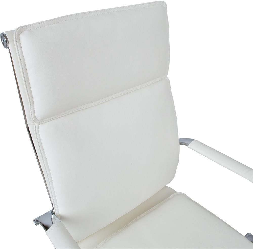 Office Chair Fishguard | size: Width: 54.5cm, Height: 116.5cm, Depth: 60cm | color: White | image: 5 | variant: 1001290