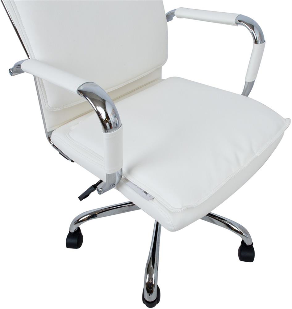 Office Chair Fishguard | size: Width: 54.5cm, Height: 116.5cm, Depth: 60cm | color: White | image: 6 | variant: 1001290