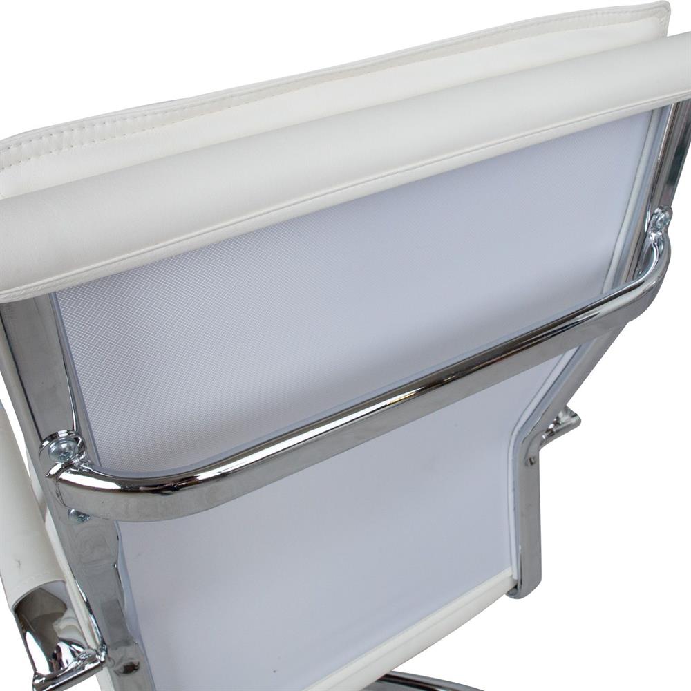 Office Chair Fishguard | size: Width: 54.5cm, Height: 116.5cm, Depth: 60cm | color: White | image: 8 | variant: 1001290