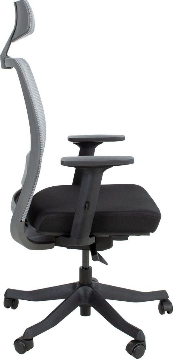 Office Chair Hay | size: Width: 70cm, Height: 130.5cm, Depth: 70cm | color: Black | image: 3 | variant: 1001120
