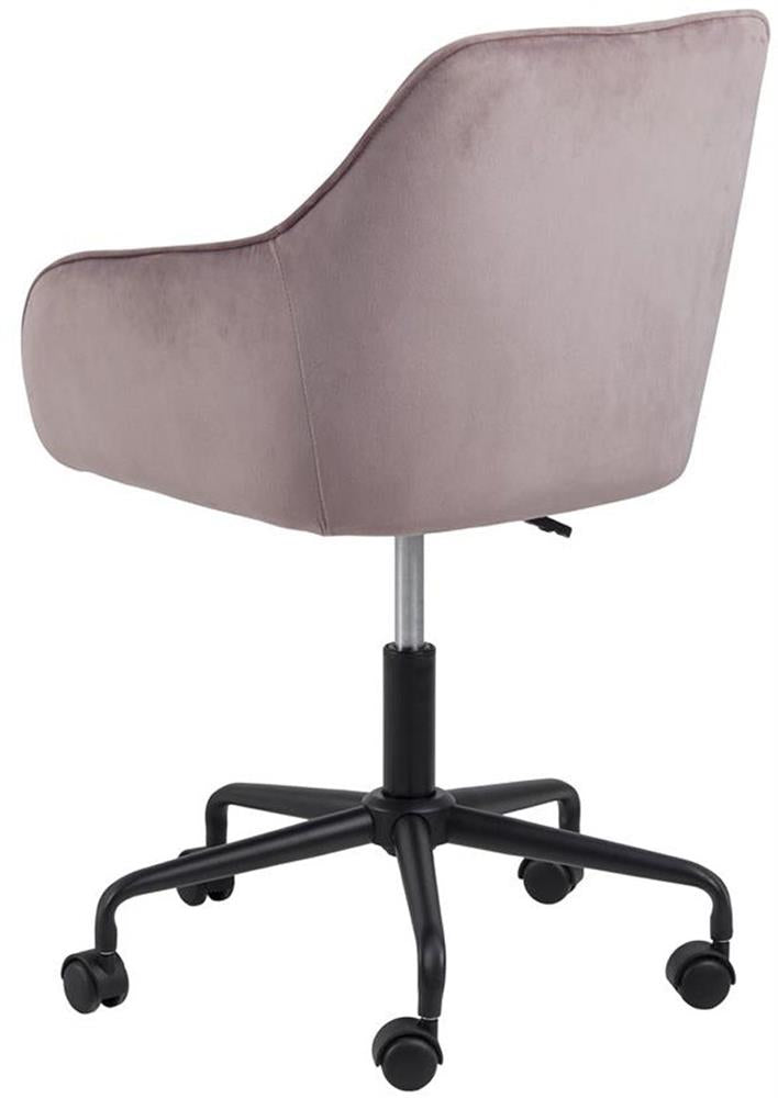 Office Chair Horsham | size: Width: 59cm, Height: 89cm, Depth: 59cm | color: Black/Pink | image: 2 | variant: 1006018