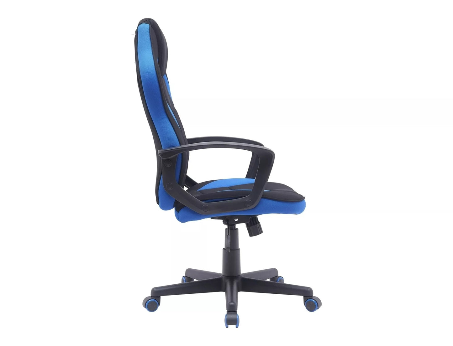 Office Chair Lancaster | size: Width: 63cm, Height: 114cm, Depth: 48cm | color: Black/Blue | image: 1 | variant: 1004133