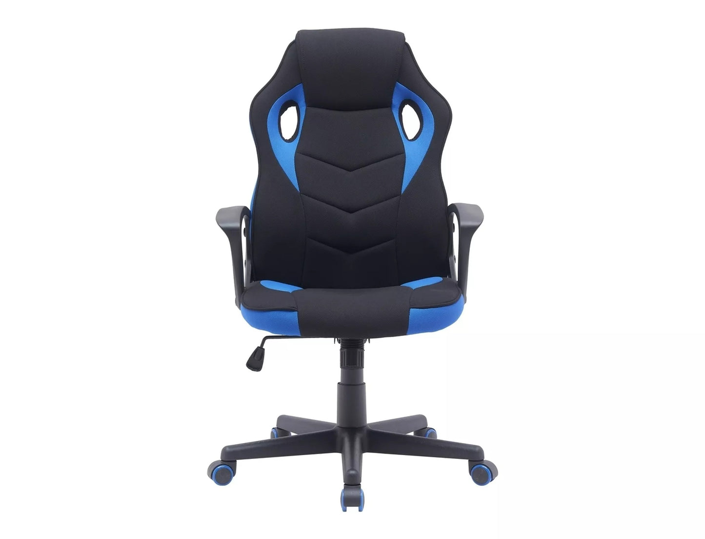 Office Chair Lancaster | size: Width: 63cm, Height: 114cm, Depth: 48cm | color: Black/Blue | image: 3 | variant: 1004133