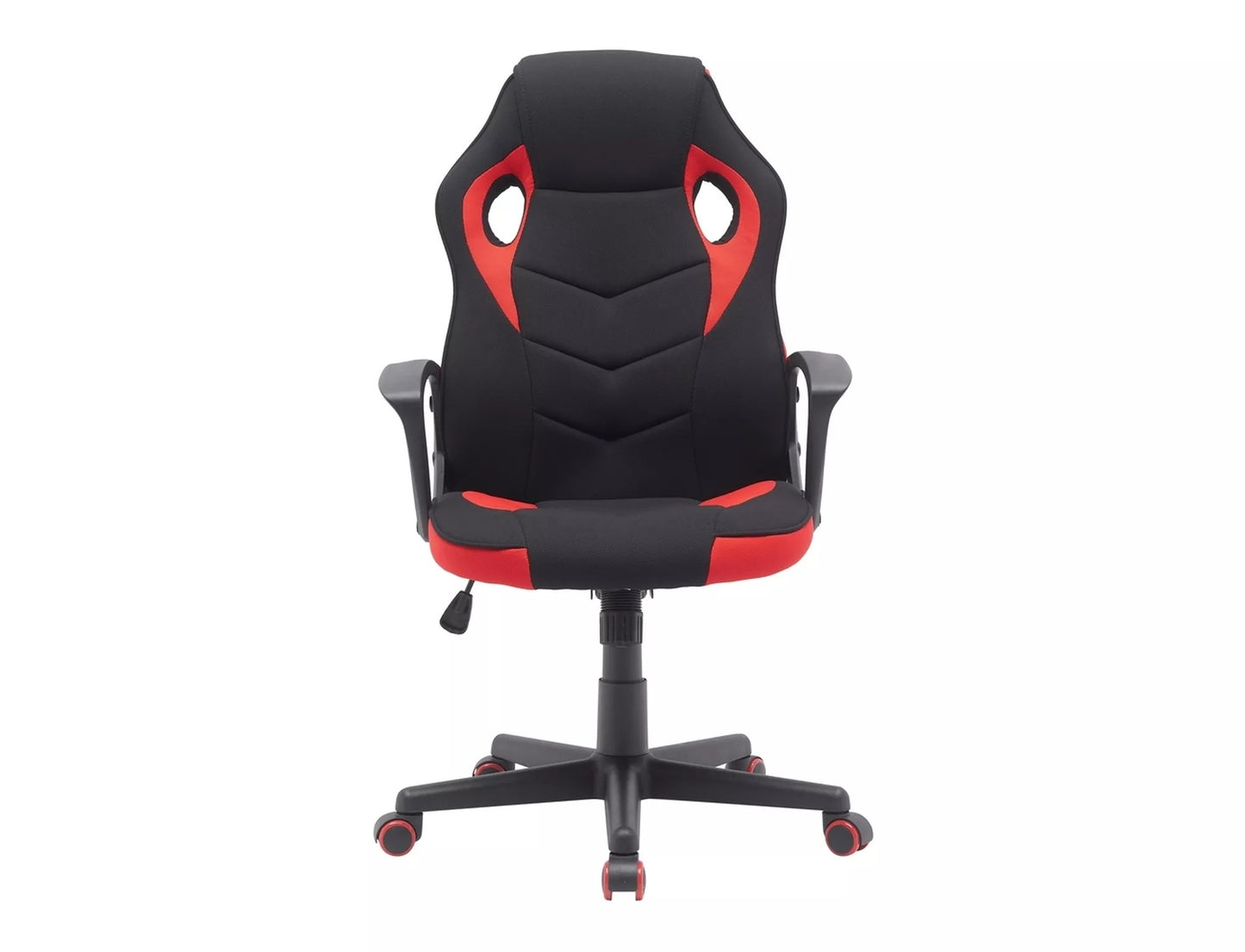 Office Chair Lancaster | size: Width: 63cm, Height: 114cm, Depth: 48cm | color: Black/Red | image: 1 | variant: 1004132