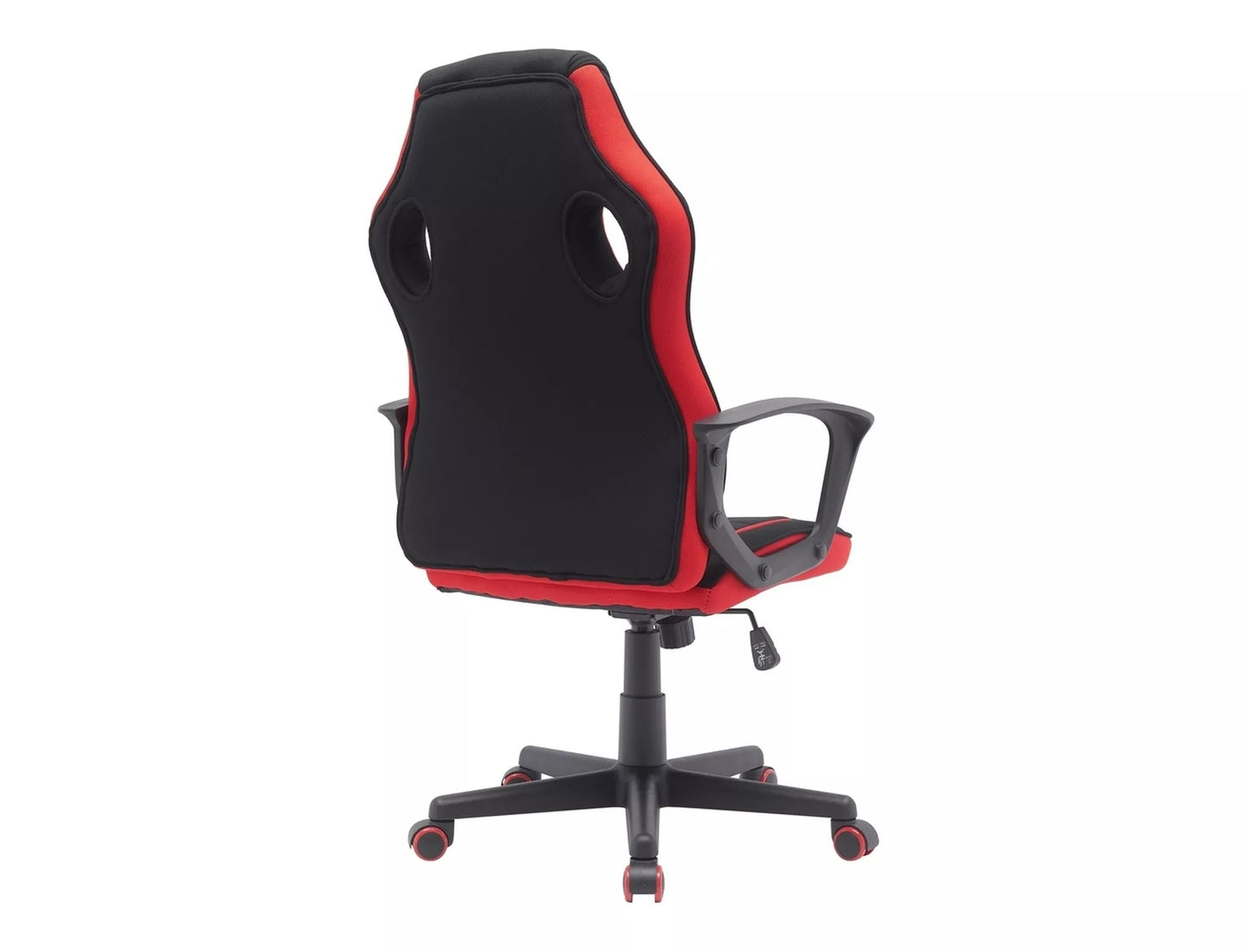 Office Chair Lancaster | size: Width: 63cm, Height: 114cm, Depth: 48cm | color: Black/Red | image: 3 | variant: 1004132