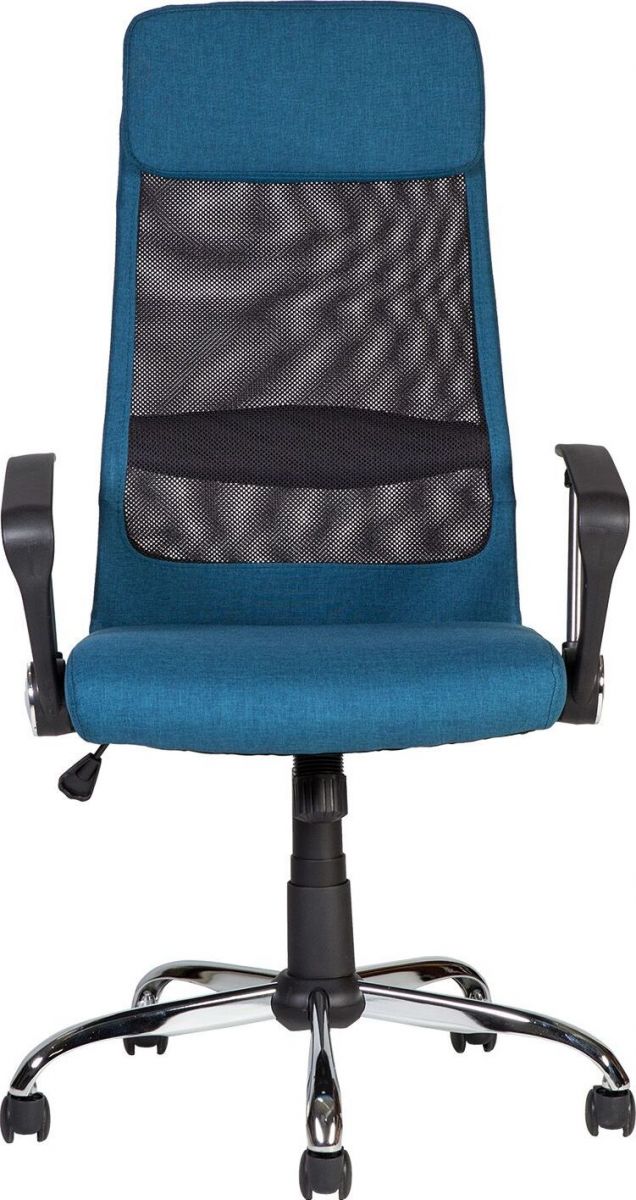 Office Chair Machynlleth | size: Width: 62cm, Height: 126cm, Depth: 63cm | color: Blue | image: 2 | variant: 1001153