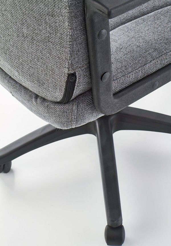 Office Chair West Ballater | size: Width: 61cm, Height: 122cm, Depth: 63cm | color: Gray | image: 5 | variant: 1007105