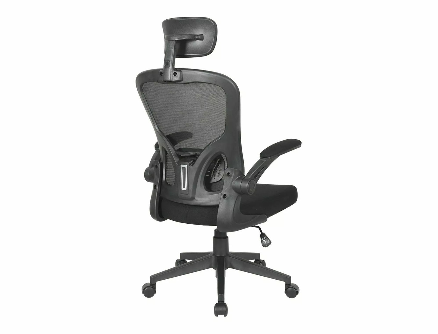 Office Chair West Cancun | size: Width: 66cm, Height: 126cm, Depth: 50cm | color: Black | image: 1 | variant: 1007940