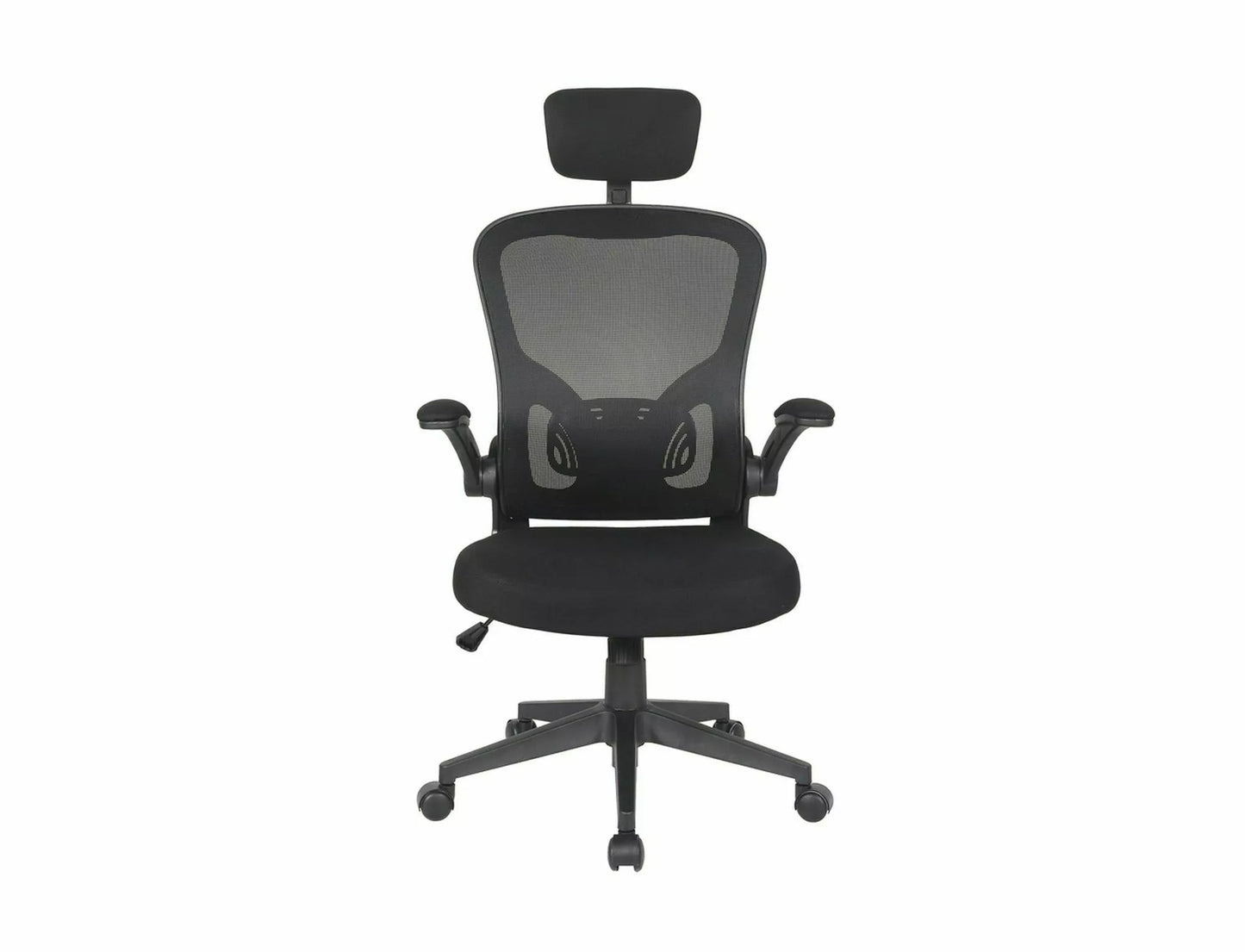 Office Chair West Cancun | size: Width: 66cm, Height: 126cm, Depth: 50cm | color: Black | image: 2 | variant: 1007940